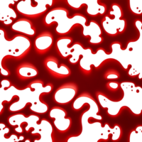 Blood Red Bloodstain. AI Generative png