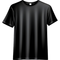 Preto t camisa brincar. ai generativo png