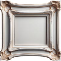 Elegant European Picture Frame. AI Generative png