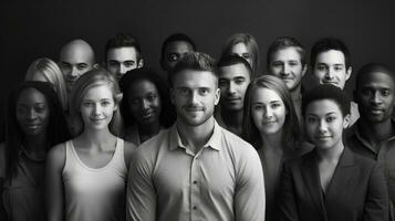 diversidad - personas de todas Razas y géneros juntos foto