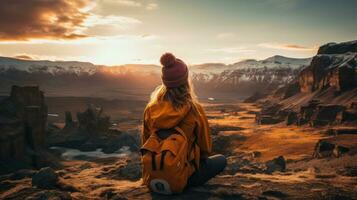 Travel - Adventure and exploration in beautiful destination photo