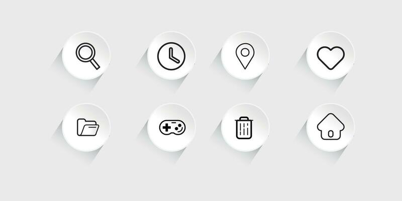 Contact us icon vector. Communication icon set