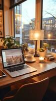 Work from home - Remote work setups and technology photo