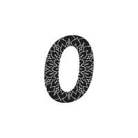 Number with Mandala. decorative ornament in ethnic oriental style. coloring book page vector