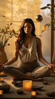 Mindfulness - Yoga meditation and self-care photo