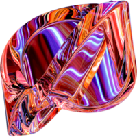 abstract bliksem in glas vormen png