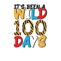 It's been a wild 100 days vector