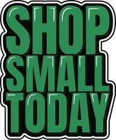 Shop Small Typography Vector Art