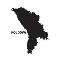 Moldova map icon vector