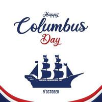 Columbus Day Vector
