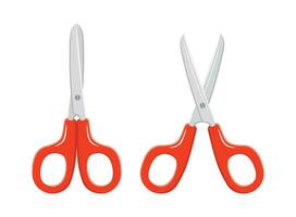 Scissor icon in flat style. Cutting hair equipment vector illustration on isolated background. Hairdressing sign business concept.