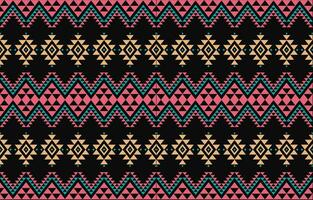 Ethnic abstract ikat art. Aztec ornament print. geometric ethnic pattern seamless  color oriental.  Design for background ,curtain, carpet, wallpaper, clothing, wrapping, Batik, vector illustration.