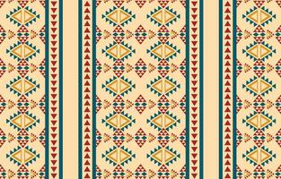 Ethnic abstract ikat art. Aztec ornament print. geometric ethnic pattern seamless  color oriental.  Design for background ,curtain, carpet, wallpaper, clothing, wrapping, Batik, vector illustration.