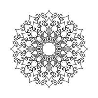 Hand drawn mandala. decoration in ethnic doodle ornament. vector