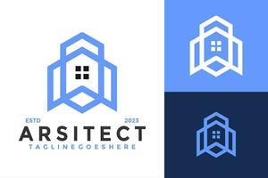 House Real Estate Logo design vector symbol icon illustration