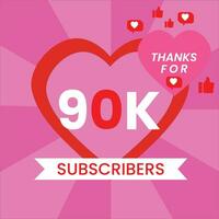 Thanks for 90k subscriber vector