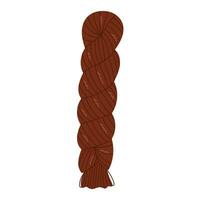 Wool yarns. Knitting tool. Hobby time, handmade things vector