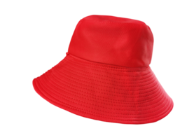 red bucket hat PNG transparent