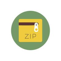 Icon Vector File ZIP Icon Design