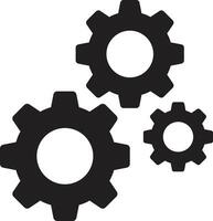 Gear Icon Png. settings icon on white background vector