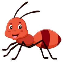 Cute ant cartoon. Vector illustration