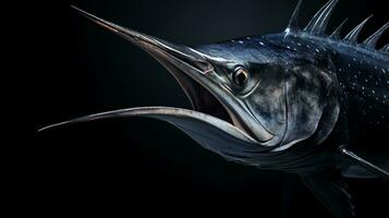 Wildlife photography of Photo of Swordfish. Generative AI