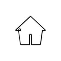 Home Line Style Icon Design vector