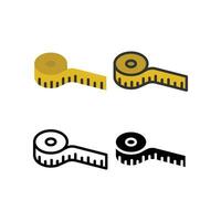 Sewing Tape Measure Icon Vector Illustration Design Royalty Free