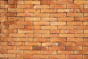 Red brick wall seamless Vector illustration background - texture pattern for continuous replicate. photo