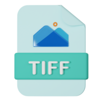 tiff Dateiname Erweiterung 3d Symbol png