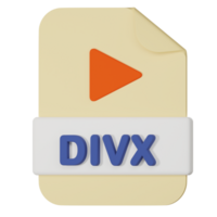 divx nombre del archivo extensión 3d icono png