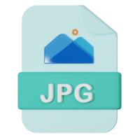 jpg filename extension 3d icon png