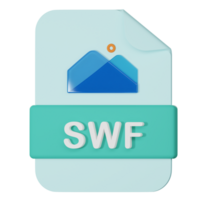 swf Dateiname Erweiterung 3d Symbol png