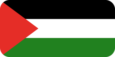 palestino bandera de Palestina redondo rincones png