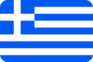 griego bandera de Grecia redondo rincones png