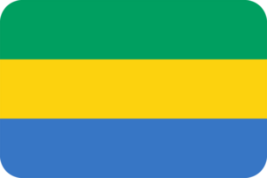 gambisch Flagge von Gambia runden Ecken png
