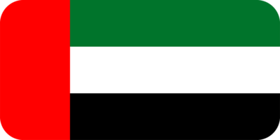 emirati bandeira do Unidos árabe Emirados volta cantos png