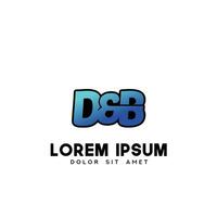 DB Initial Logo Design Vector