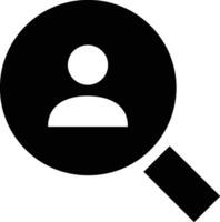 Zoom find icon symbol image vector. Illustration of the search lens design image vector