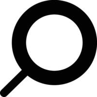 Zoom find icon symbol image vector. Illustration of the search lens design image vector