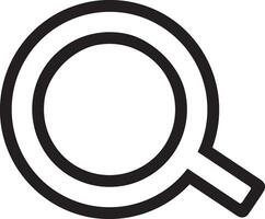 Zoom find icon symbol image vector. Illustration of the search lens design image vector