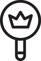 Zoom find icon symbol image vector. Illustration of the search lens design image vector