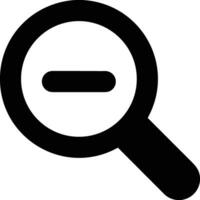 Zoom find icon symbol image vector. Illustration of the search lens design image vector