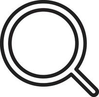 Zoom find icon symbol image vector. Illustration of the search lens design image vector