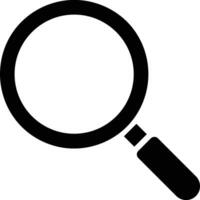 Zoom find icon symbol image vector. Illustration of the search lens design image vector