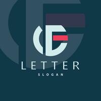 Minimal Initial FG Letter Logo, Modern And Luxury Icon Vector Template Element