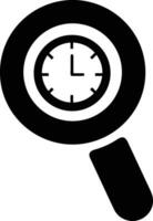 Zoom find icon symbol image vector. Illustration of the search lens design image vector