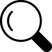 Zoom find icon symbol image vector. Illustration of the search lens design image vector