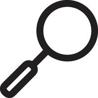 Zoom find icon symbol image vector. Illustration of the search lens design image vector