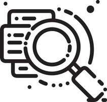 Zoom find icon symbol image vector. Illustration of the search lens design image vector